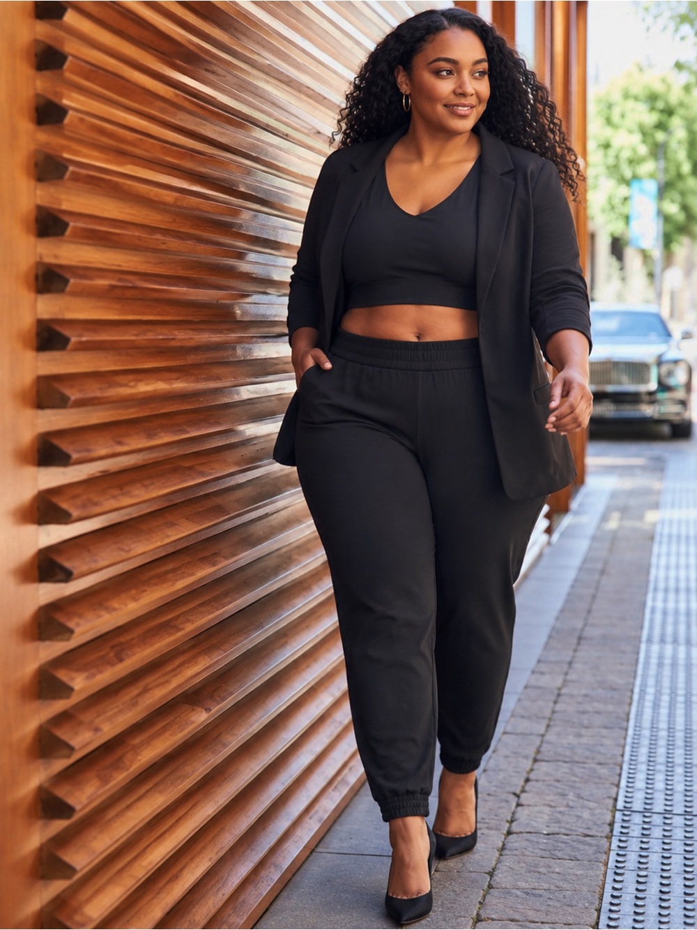 SPANX The Perfect Pant Jogger Black Size 3X (best fit 2X imo)